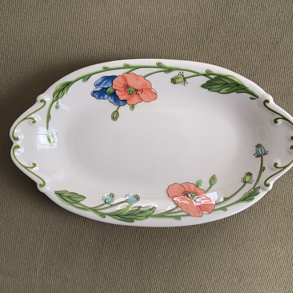 Villeroy & Boch "Amapola" Vintage Oval Dish - Picture 2 of 3